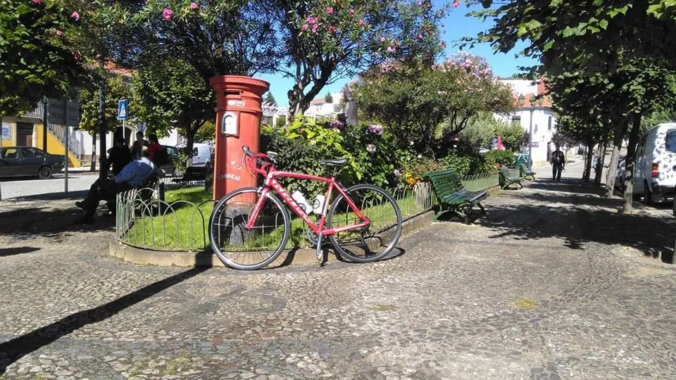 road bicycle in douro valley