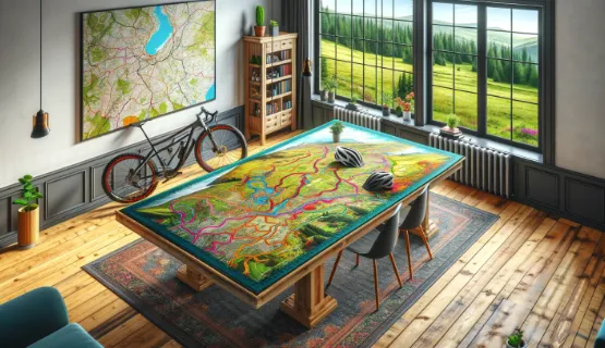 The art of creating cycling routes: