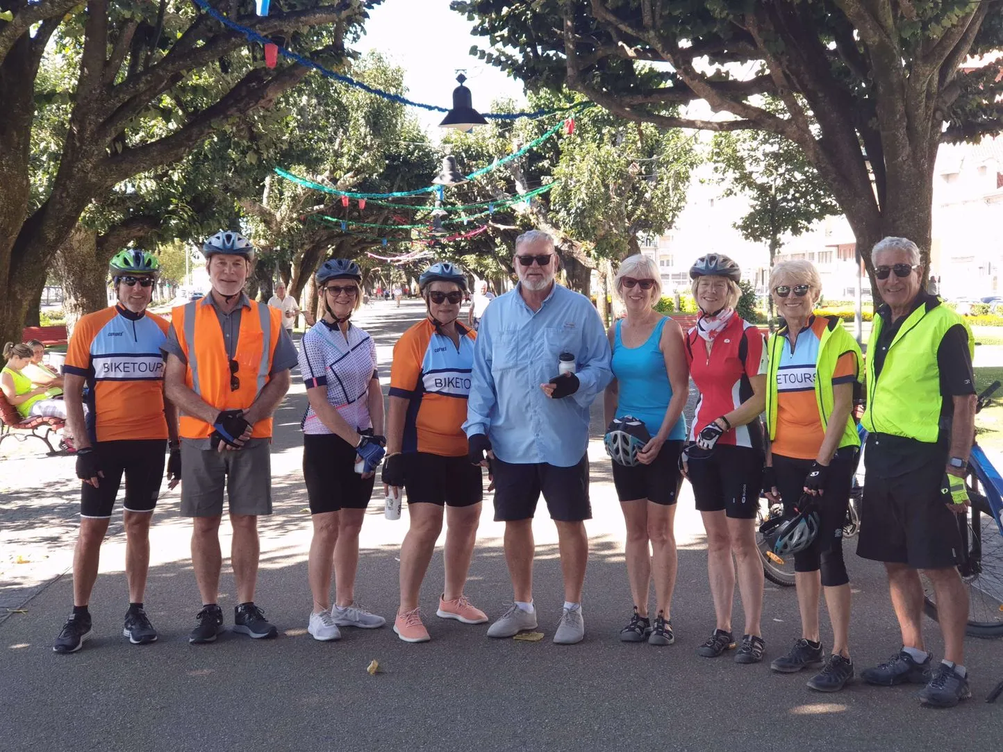 GROUP PHOTO VIANA DO CASTELO WITH TOP BIKE TOURS PORTUGAL