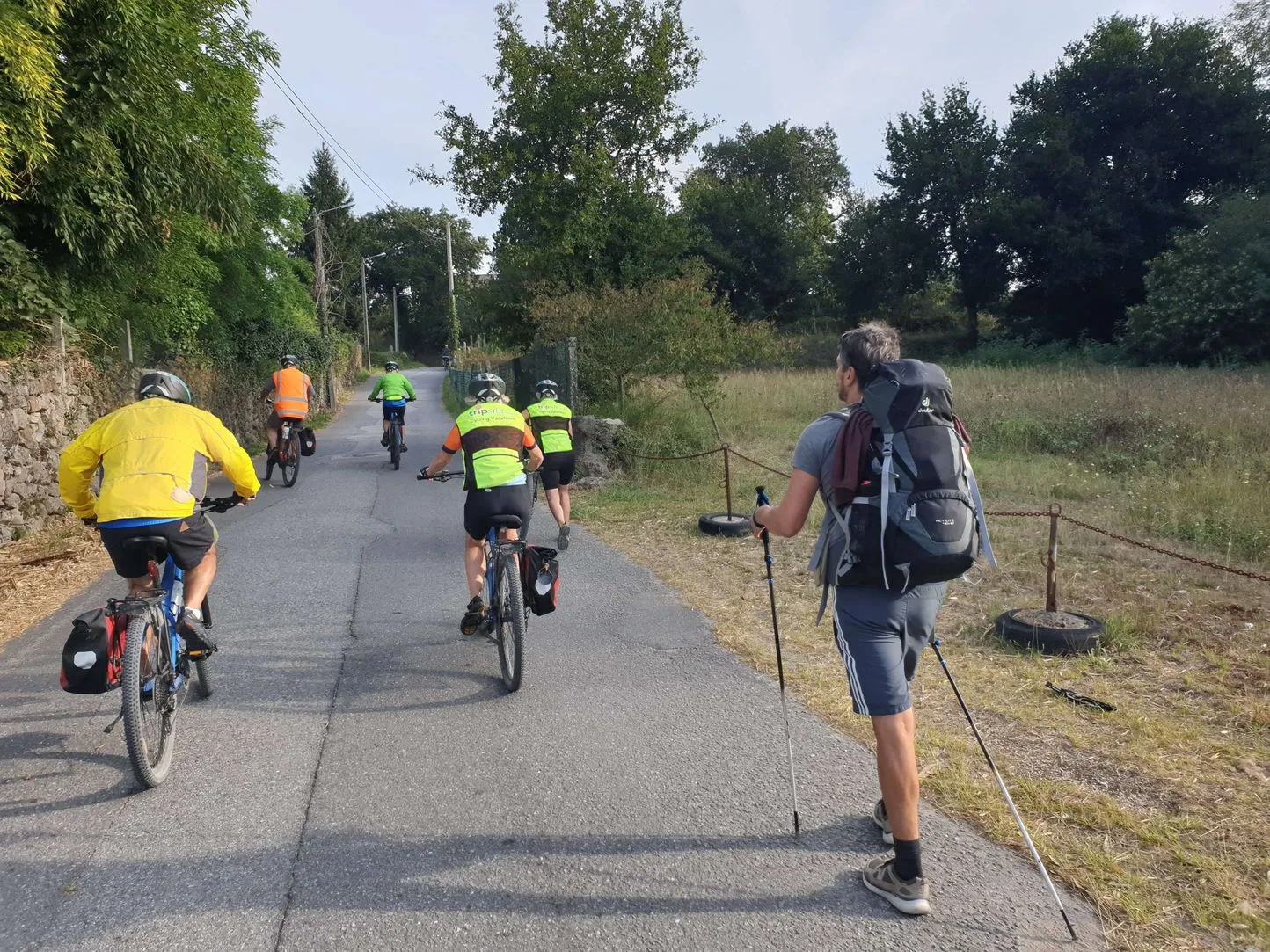 BIKING ON THE CAMINO TRAIL