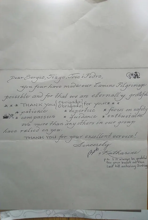  Bike tours Portugal Friends Letters