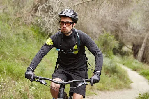 Man Cycling in Portugal