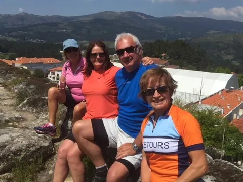 Melgaço with mountain view