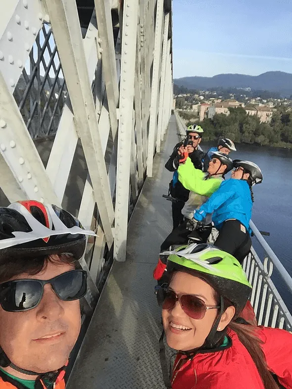 The central way from Porto to Santiago de Compostela