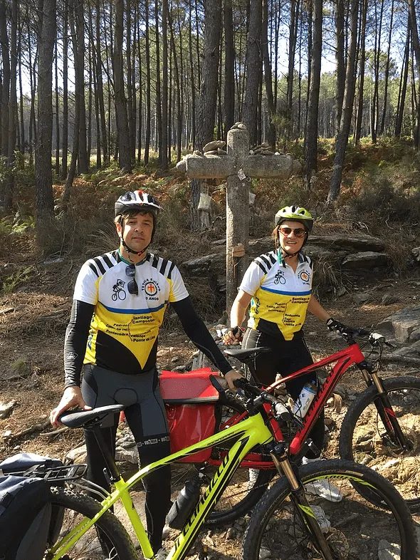 The central way from Porto to Santiago de Compostela