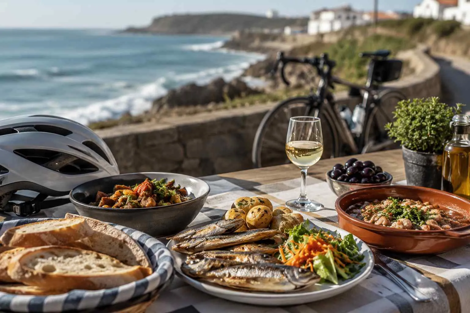 O Que Comer Numas Férias de Ciclismo pela Costa Atlântica de Portugal